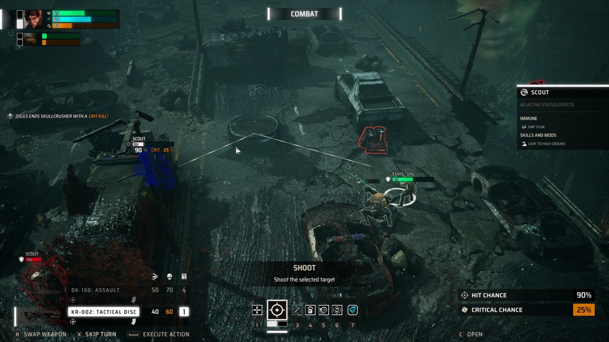 Miasma Chronicles bouncing shot.